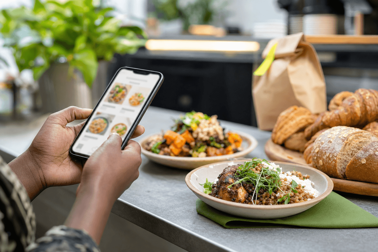 Ordering affordable surplus food through the Ka Macaash marketplace